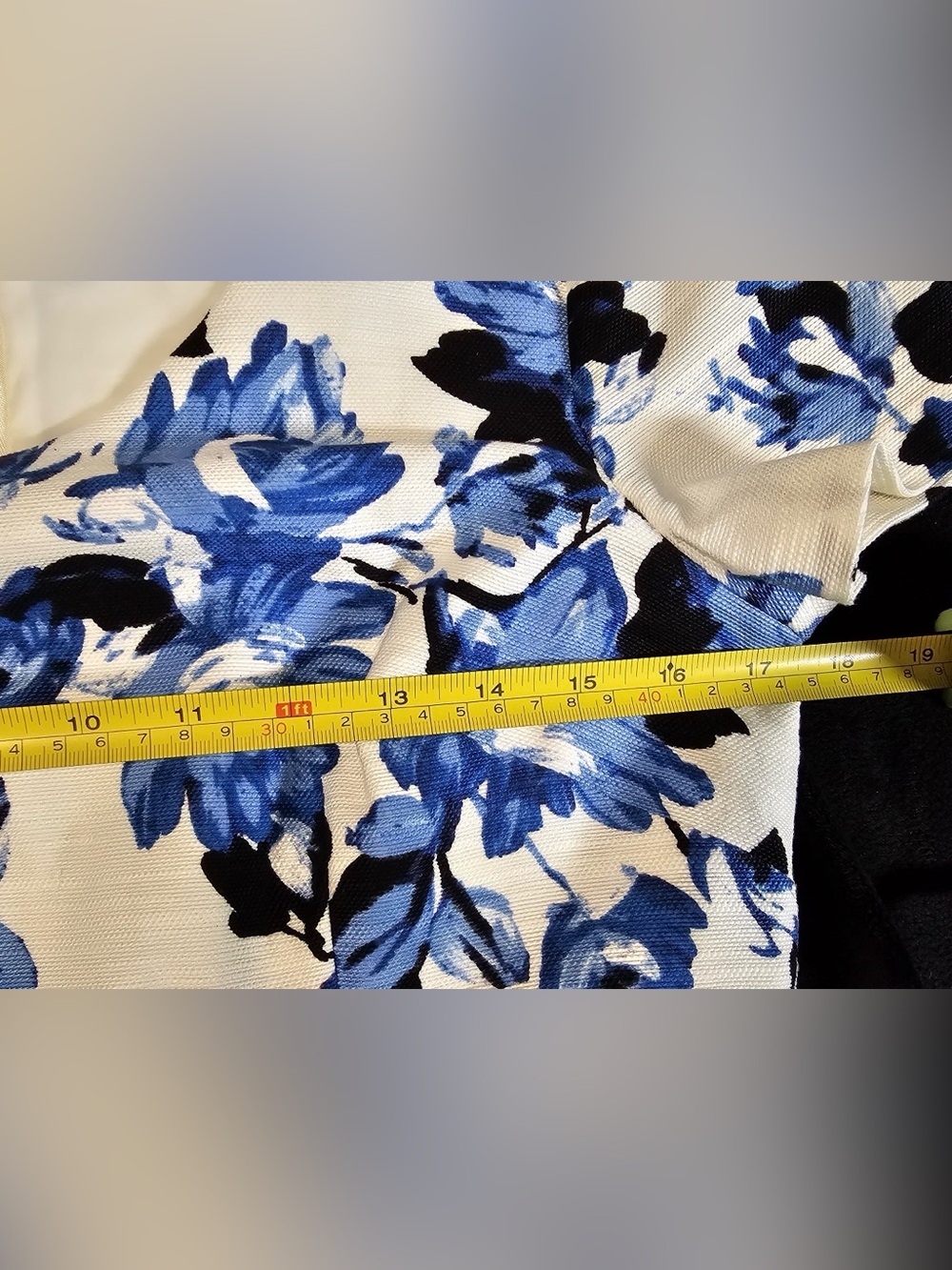 Talbots Floral Sheath Dress Blue Black Ivory Size 6 NWT - Picture 5 of 10